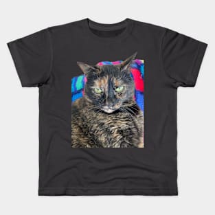 Glamorous Cat Kids T-Shirt